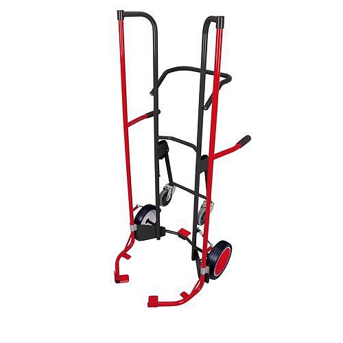 Rudl RU257 na pneu, do 200 kg, s plnými koly, šedý