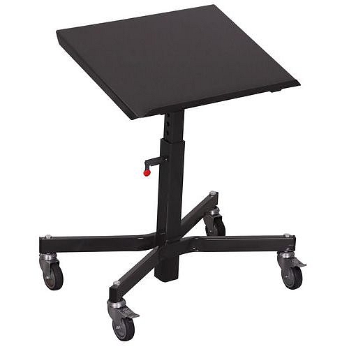 Transportní zvedací stojan s nastavitelným náklonem, do 150 kg, výška 52 - 77,5 cm, šedý