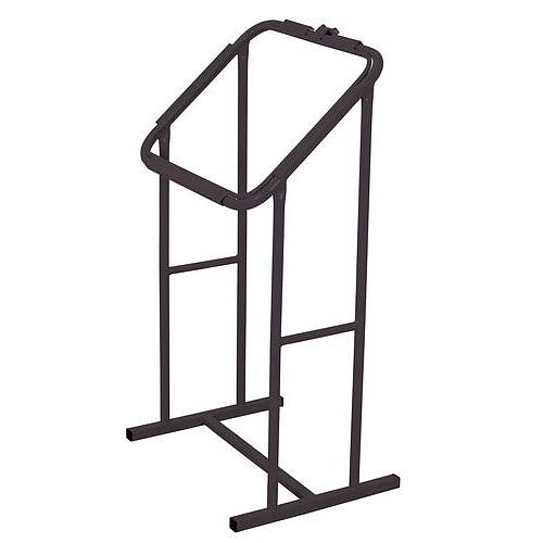 Stojan na odpadkové pytle Seattle, 240 l, šedý