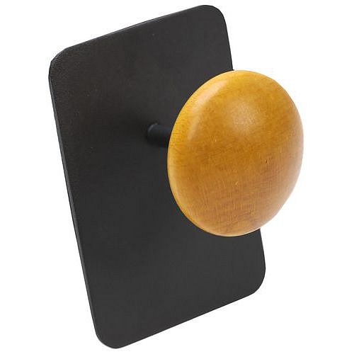 Magnetický nástěnný věšák Manutan Expert Milo, šířka 8 cm, černý