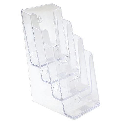 Zásobník na letáky Manutan Expert, 3 kapsy na výšku, 1/3 A4