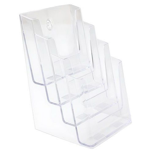 Zásobník na letáky Manutan Expert, 3 kapsy na výšku, A5