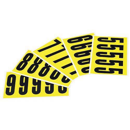 Samolepicí číslice, 13 x 45 mm