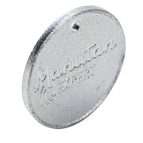 Hliníkový žeton Manutan Expert, průměr 30 mm, číslovaný 001 - 100