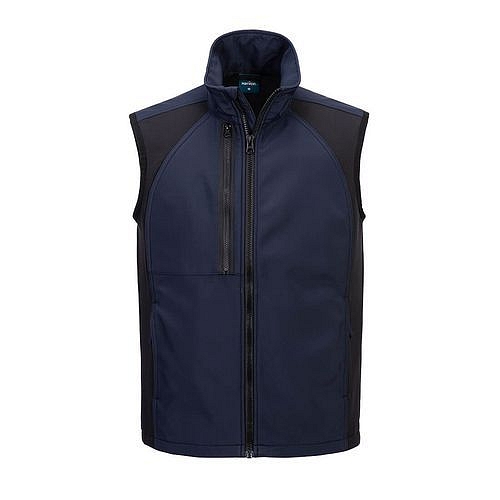 WX2 Softshell vesta Eco (2L), tmavě modrá, normální, vel.4XL