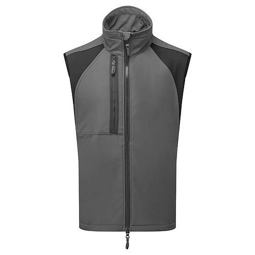 WX2 Softshell vesta Eco (2L), šedá, normální, vel.M