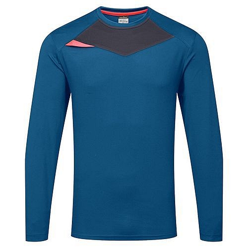 DX4 triko L/S, modrá, vel.L