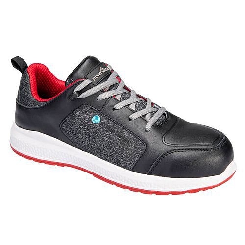 Obuv Eco Composite Trainer S3S SR, červená/černá, vel.37