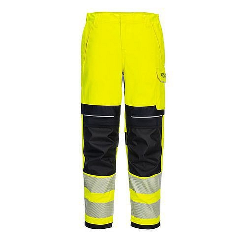 PW3 dámské kalhoty FR Hi-Vis, černá/žlutá, vel.XS