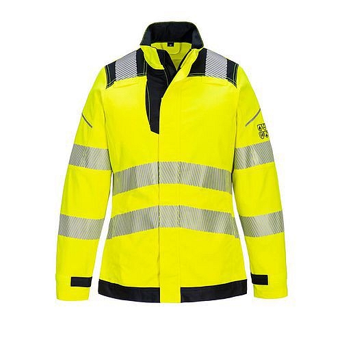 PW3 dámská bunda FR Hi-Vis, černá/žlutá, vel.L