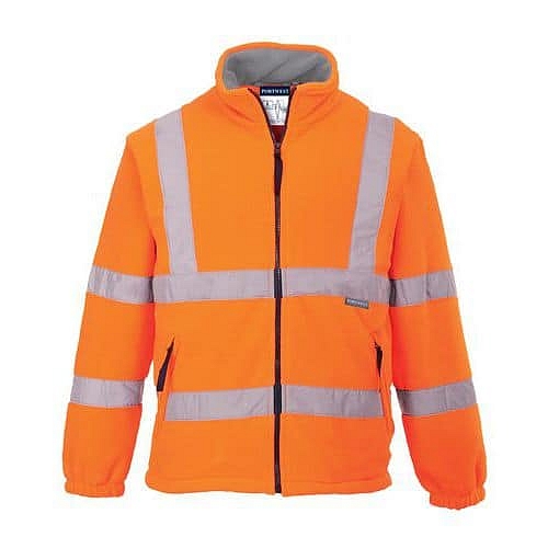 Fleece bunda Eco Hi-Vis, oranžová, vel. M