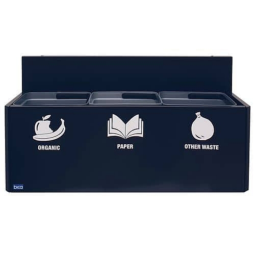 Nástěnná třídicí stanice Bica 812 3 x 15 l