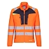 Základní vrstva DX4 Hi-Vis se zipem, černá/oranžová, vel. S