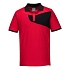 Polokošile PW2 S/S, červená/černá, vel. L