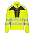 Základní vrstva DX4 Hi-Vis se zipem, černá/žlutá, vel. L