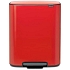 Odpadkový koš s nožním pedálem Bo Pedal bin 60 L Brabantia červený