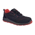 Portwest Compositelite Wire Lace Safety Trainer Knit S1P, červená/černá, vel. 36