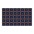 Vnitřní čisticí rohož Déco Design™ Imperial Snowstar, modrá, 60 x 90 cm