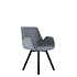 Křeslo ARTURO WOOD, šedá