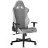 Herní židle DXRacer GLADIATOR, šedá/bílá, látková