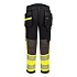 EV4 kalhoty Stretch Holster Hi-Vis Třída 1, černá/žlutá, standardní, vel.48