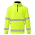 Hi-Vis 1/2 Zip Fleece, žlutá, vel.XXXL
