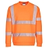 Mikina Eko Hi-Vis, oranžová, vel. XXXL