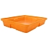 Plastová záchytná vana bez roštu, 805 x 640 mm, kapacita 60 l - Manutan Expert