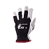 Kombinované rukavice CXS Technik Plus, černé/bílé, vel. 7