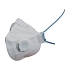 Skládací respirátor s ventilkem, stupeň ochrany FFP2, 10 ks