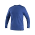 Tričko  PETR, dlouhý rukáv, středně modré, vel. L