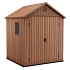 Zahradní domek Darwin 6 x 6, hnědý