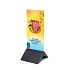 Panelbase Aluminium Black, černá základna pro potištěné reklamní panely, 30cm