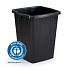 Odpadkový koš DURABIN ECO, objem 90L,  černá