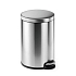 Odpadkový nášlapný koš ROUND, 20L, stříbrná