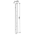 Držák na skříňku a perforovaný panel Premium Line, 7 x 3 x 120 cm