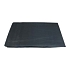 TOPTRADE plachta krycí, antracit, s kovovými oky, 2 x 3 m, 100 g / m2