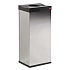 Černý chromovaný koš 60 L 34 x 26 x 72