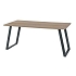 Kancelářský stůl Viva Shape, 200 x 80 x 75 cm, rovné provedení, podnoží antracit, dub sonoma