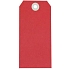 Papírová označovací visačka Swing Tag, 58 x 100 mm, červená, 1 000 ks