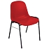 Plastová jídelní židle Manutan Expert Chaise, červená