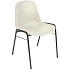 Plastová jídelní židle Manutan Expert Chaise, bílá