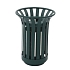 Venkovní odpadkový koš 23 l zelený