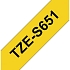 Lepicí páska Brother TZES 651 24mm černá/žlutá