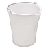 Bílé vědro s výlevkou, 12 l