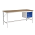 Výškově nastavitelný pracovní stůl Bott Verso, multiplex, 3 zásuvky, šířka 150 cm