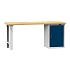Dílenský stůl KOMBI CB4825, 2500 x 800 x 880 mm, BUK, šedá-tmavě modrá