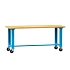 Mobilní dílenský stůl MPS1-715M, 1500 x 700 x 880 mm, MULTIPLEX, modrá