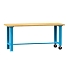 Mobilní dílenský stůl MPS4-820M, 2000 x 800 x 880 mm, MULTIPLEX, modrá