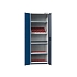 NC skříň s křídlovými dveřmi 36x27D s vybavením, var. 9, šedá-tmavě modrá